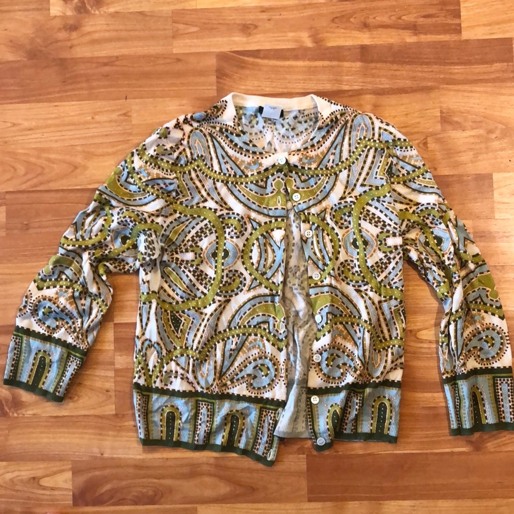 J. Crew merino wool cardigan size M, 3/4 sleeve